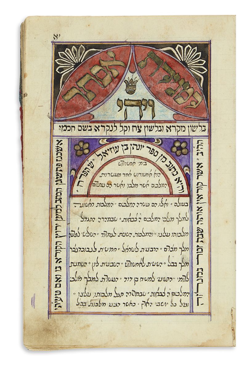 hebrew manuscripts forsale